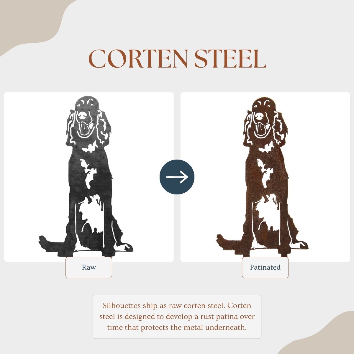 Irish Setter Garden Stake