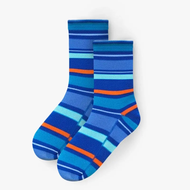 Polar Feet Fleece Socks - Jazz Stripes