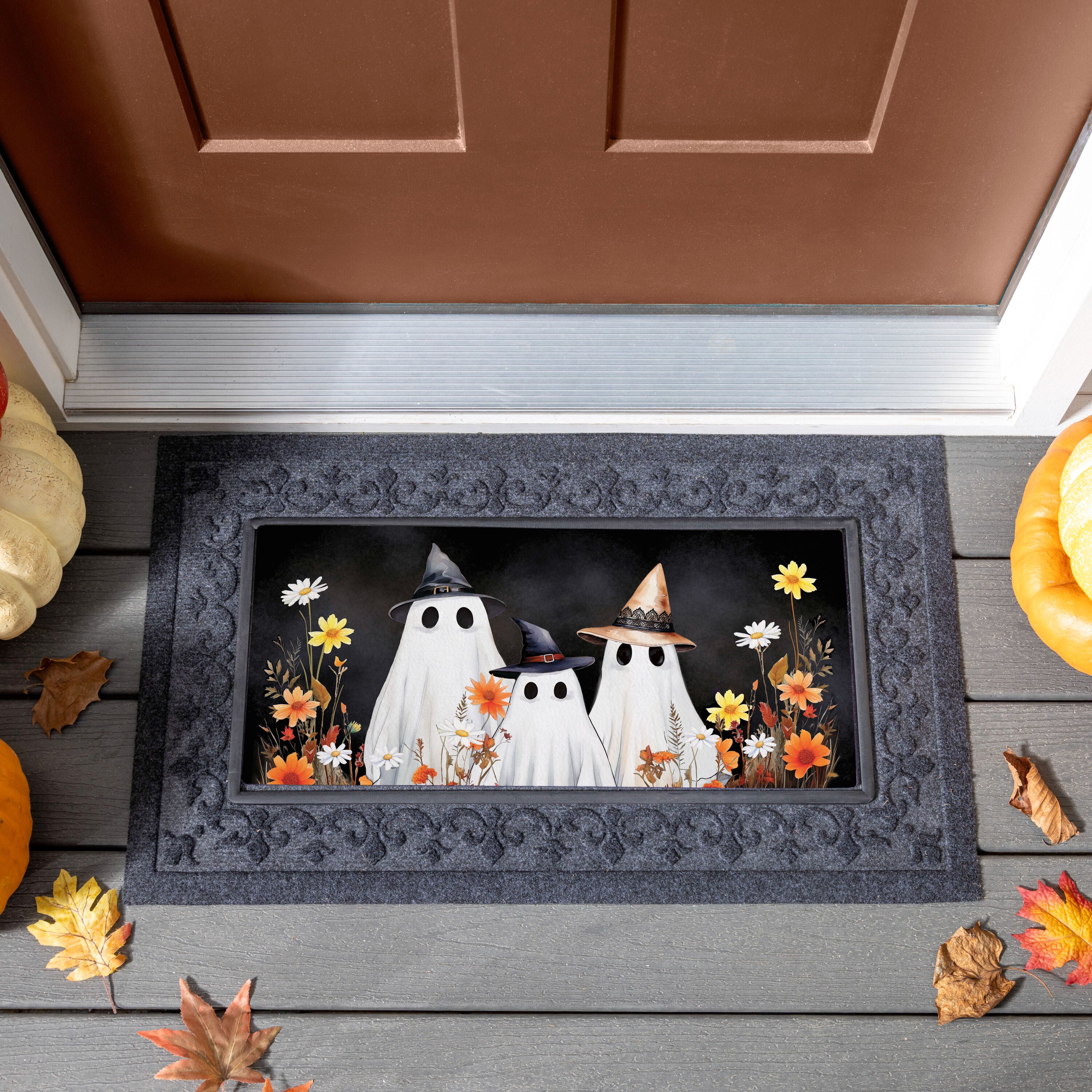 Halloween Ghost Family Sassafras Switch Mat – Plow & Hearth