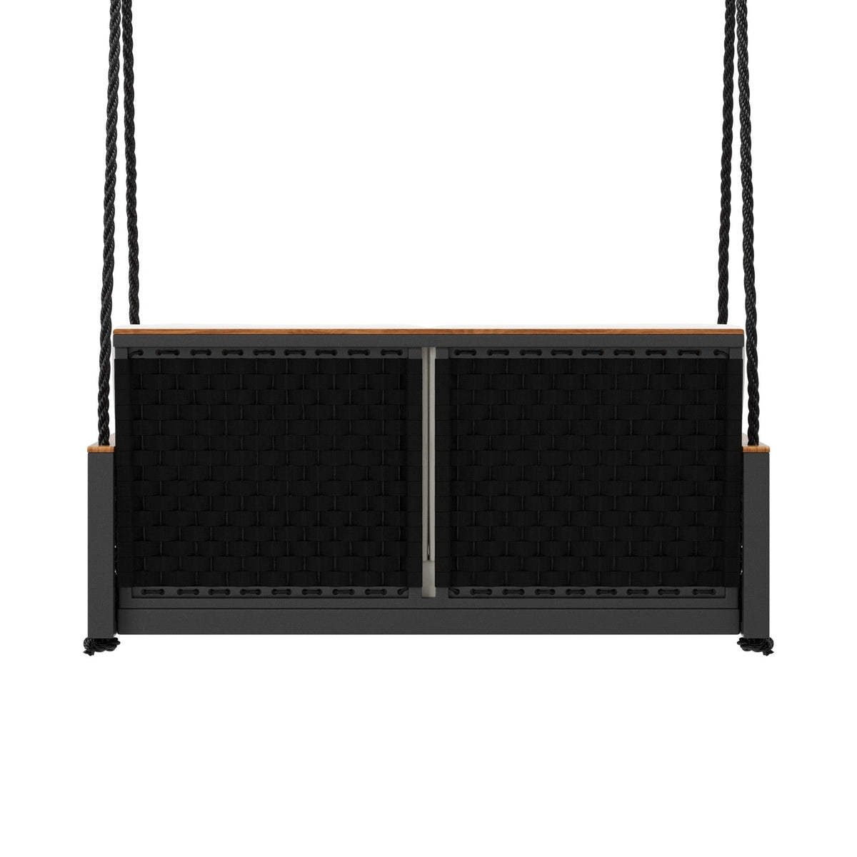 East Green Linden Porch Swing With Cushions