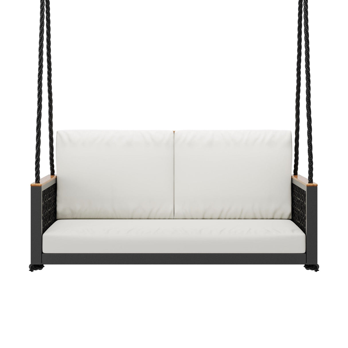 East Green Linden Porch Swing With Cushions