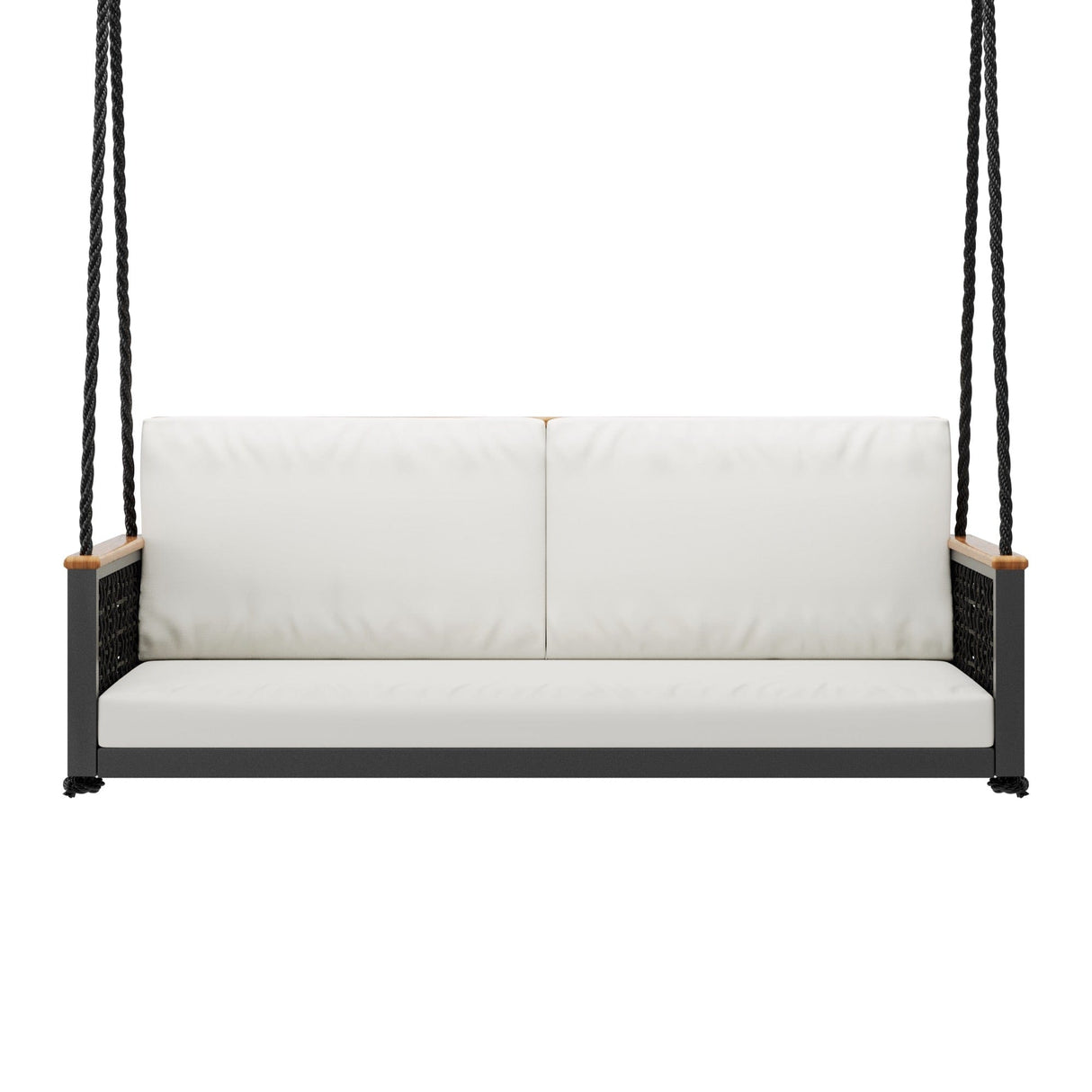 East Green Linden Porch Swing With Cushions
