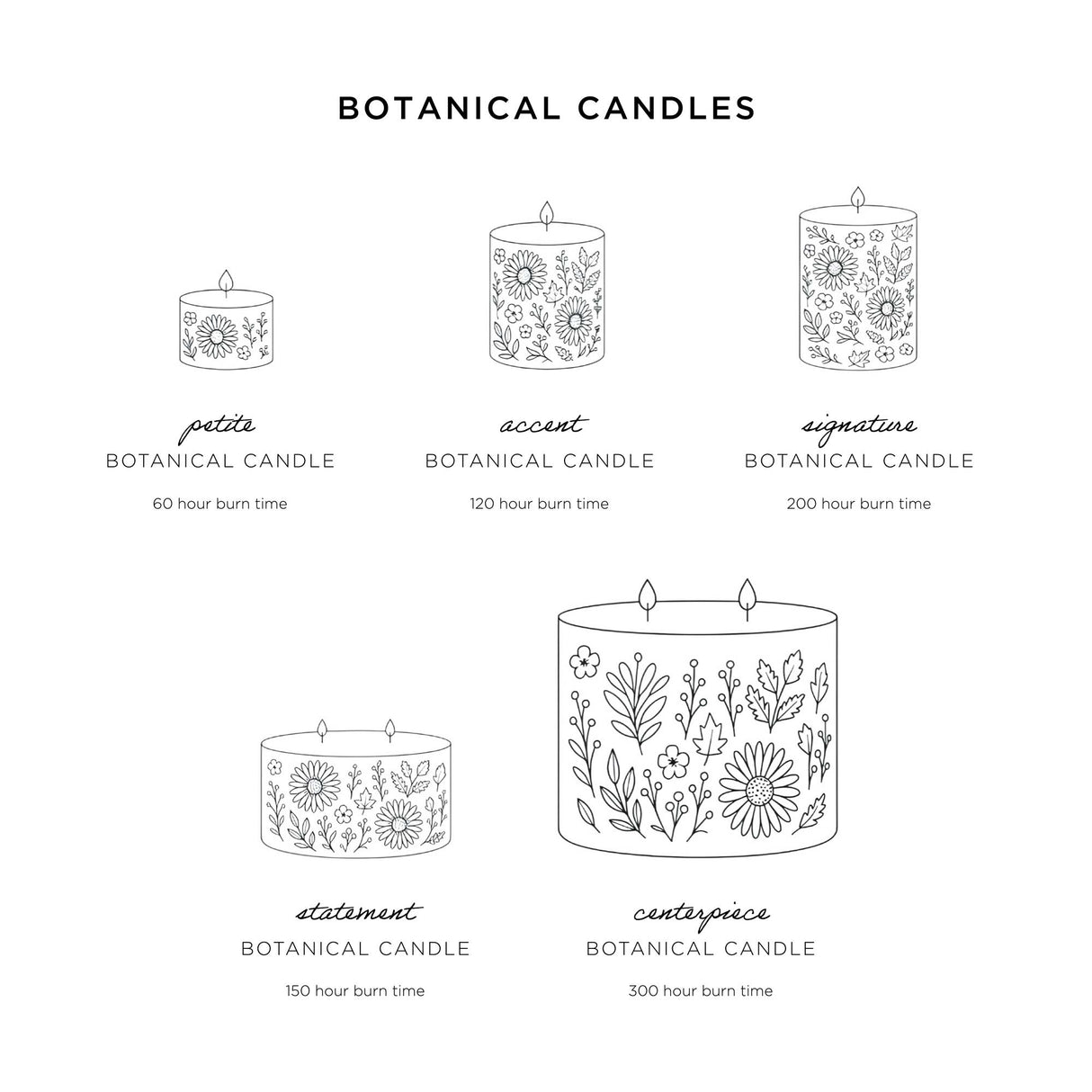 Accent Botanical Candle - Sugared Citrus