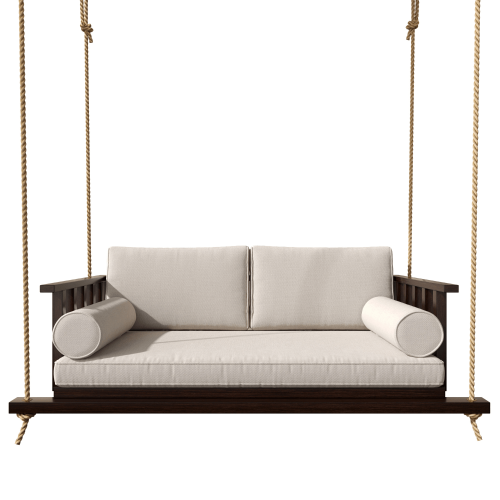 Live Casual The Madison Steel Daybed Swing With Cushions