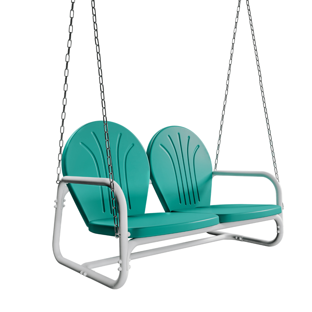 Live Casual Retro Metal Porch Swing