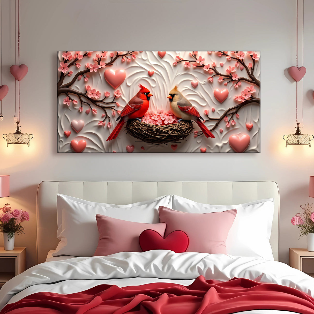 3D Cardinals Wall Art