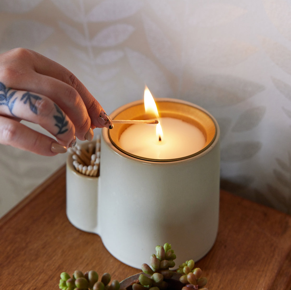 Ember Earth Candle + Planter