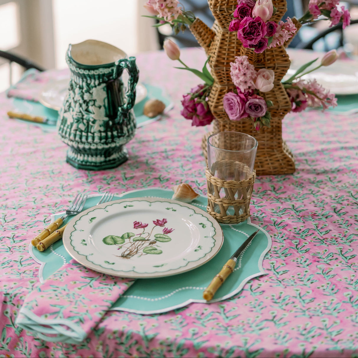 Tulip Pink Sydney Tablecloth