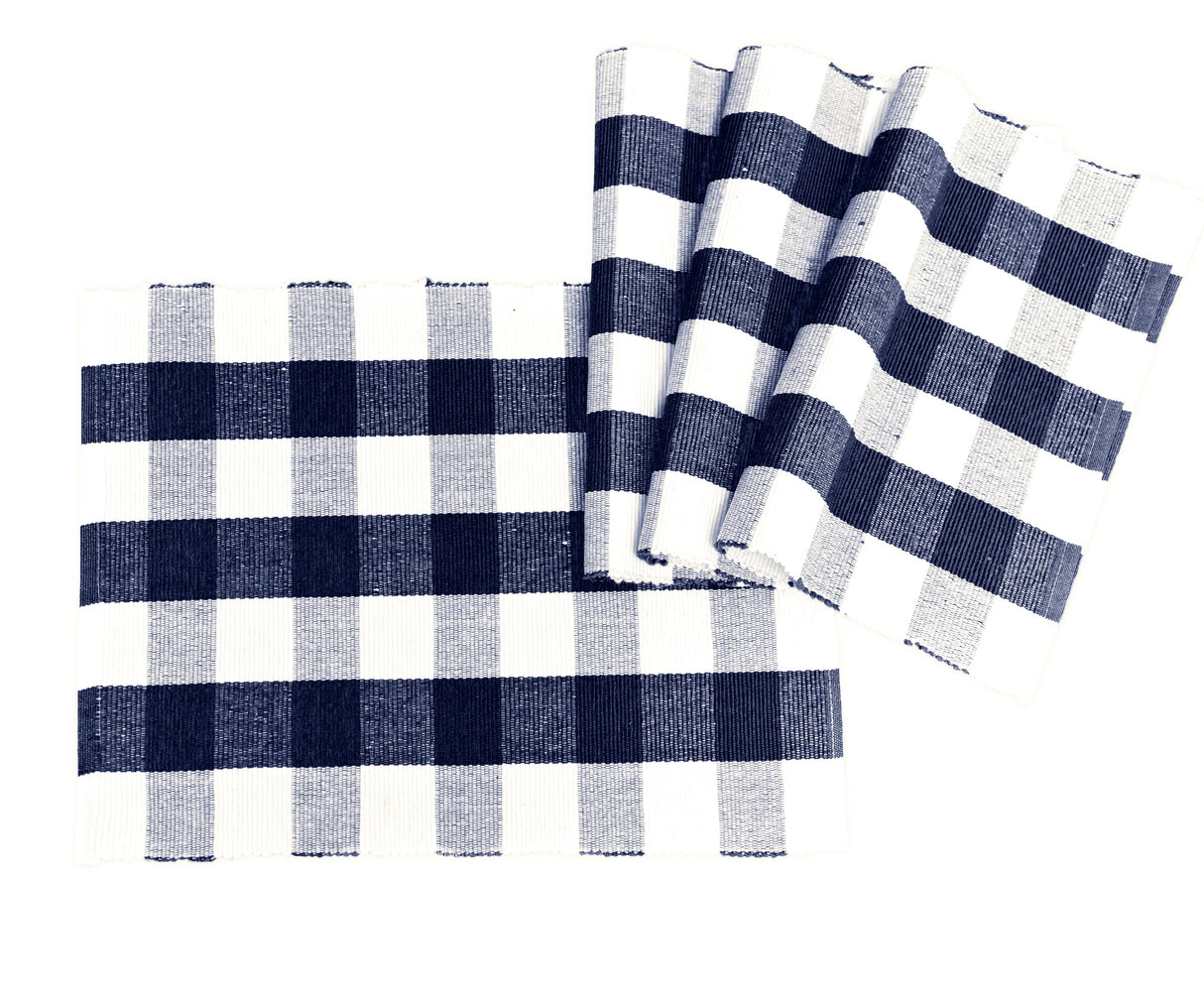 Blue Plaid Cloth Placemats