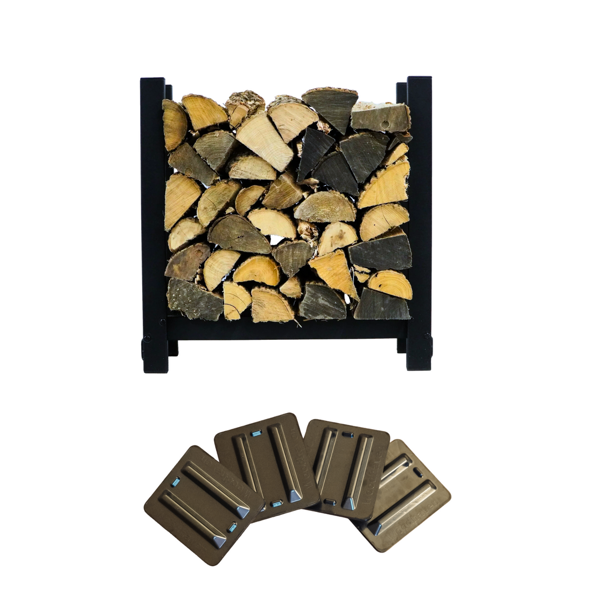 2 ft Steel Firewood Rack Woodhaven