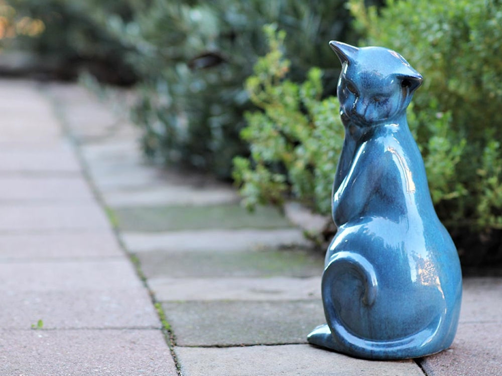 Cat Girl Garden Statue