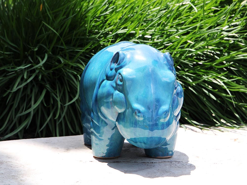 Hippo Garden Statue