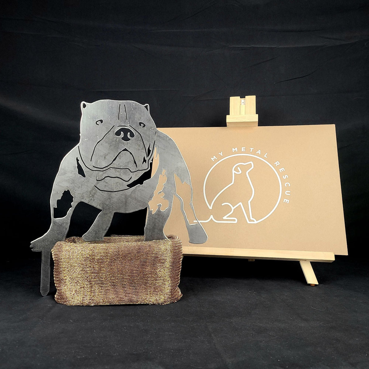 American Bully Garden Stake