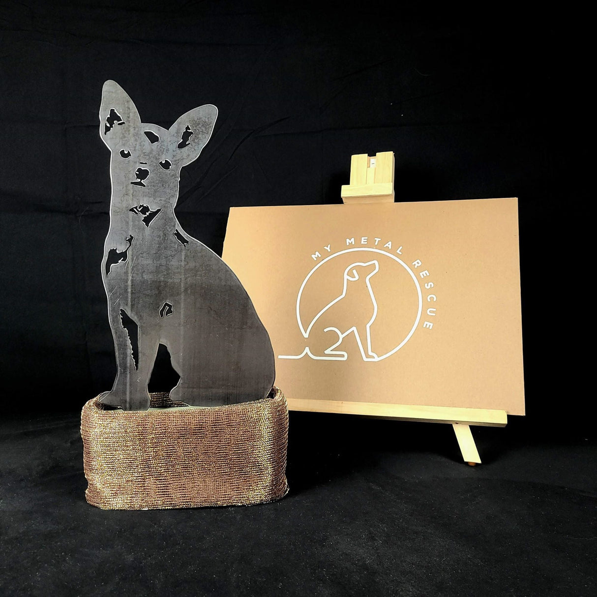 Chihuahua Garden Stake