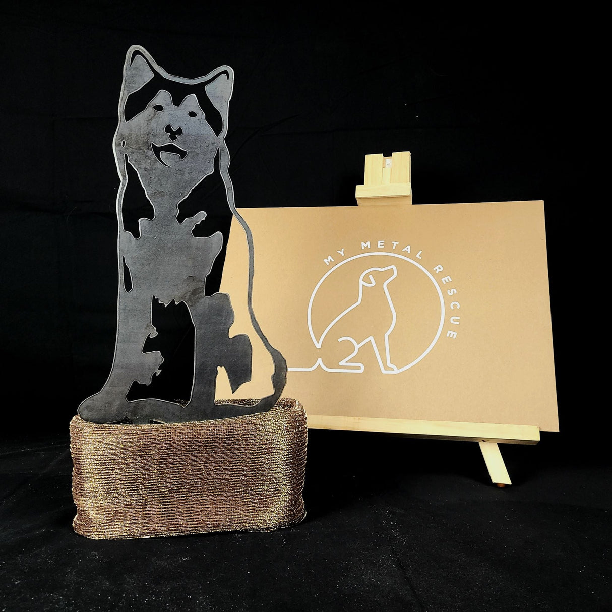 Alaskan Malamute Garden Stake