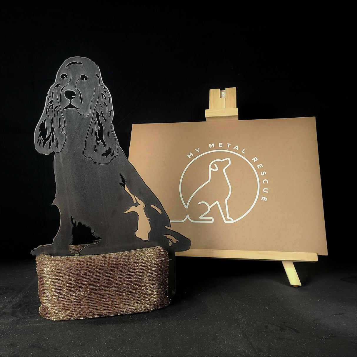 Cocker Spaniel Garden Stake