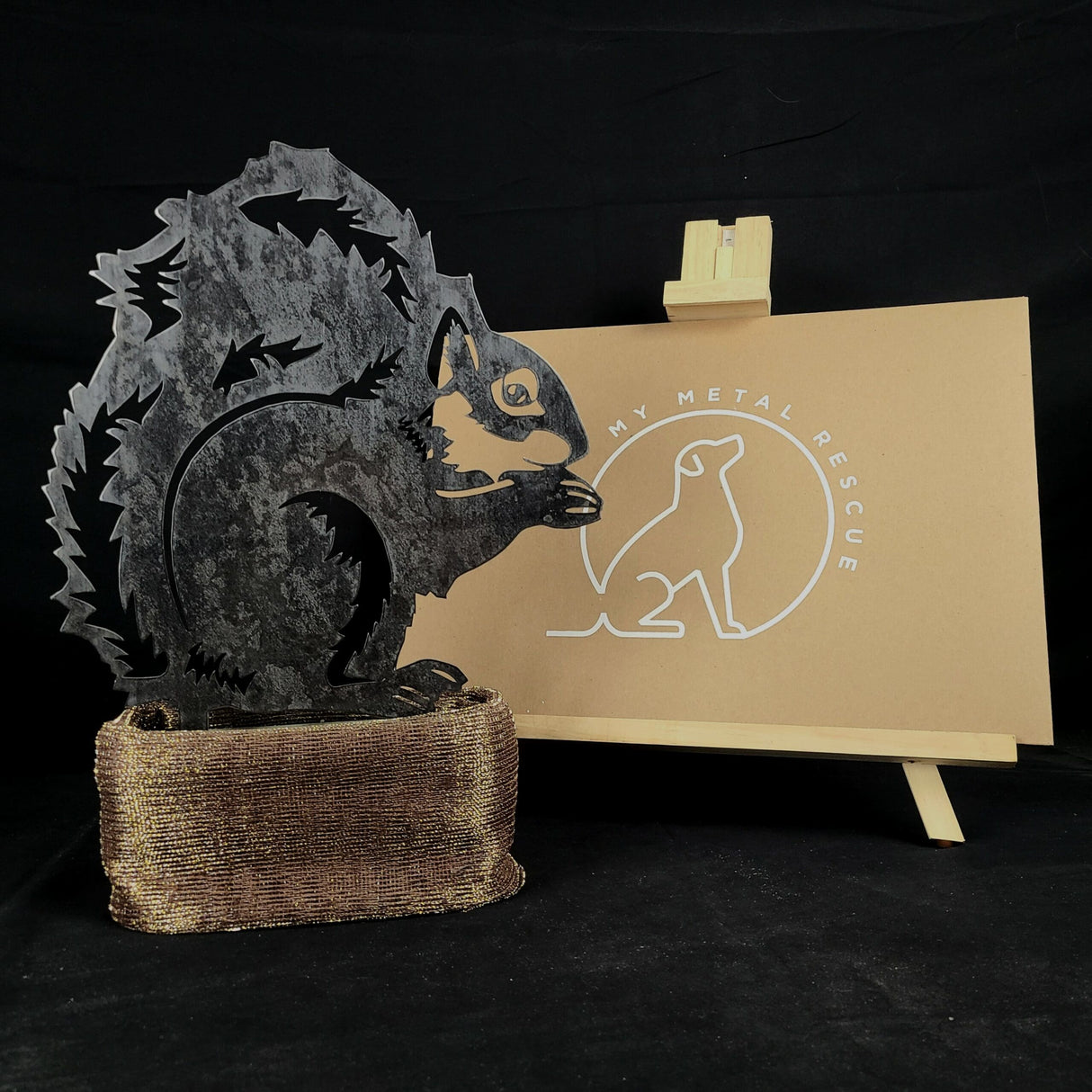 Squirrel Garden Stake