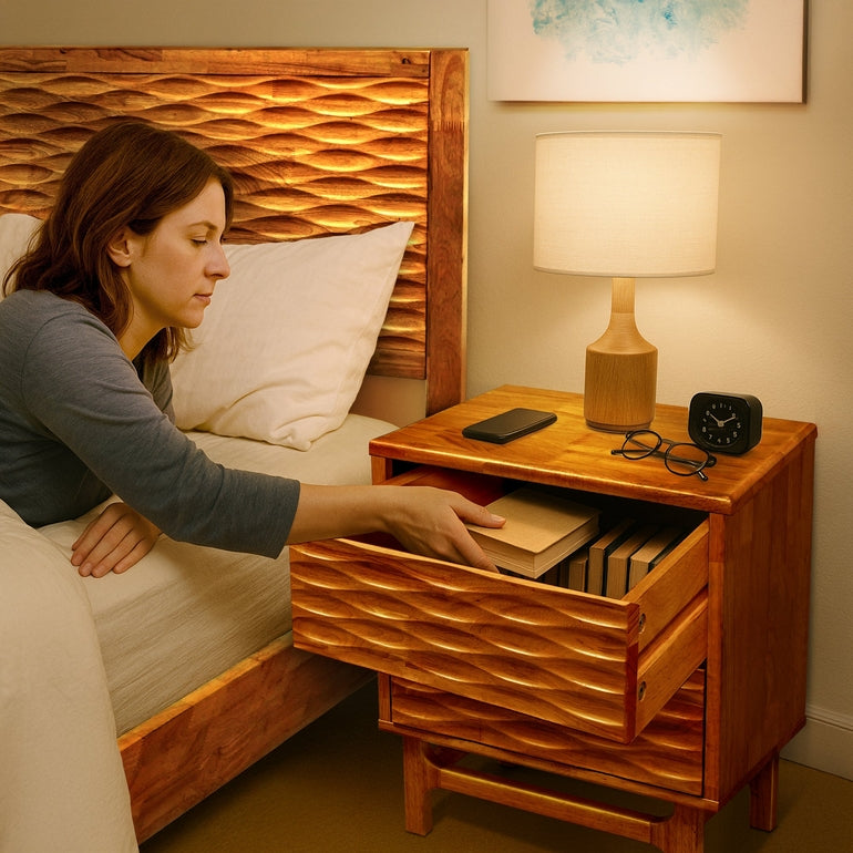 Elara 2 Drawer Nightstand