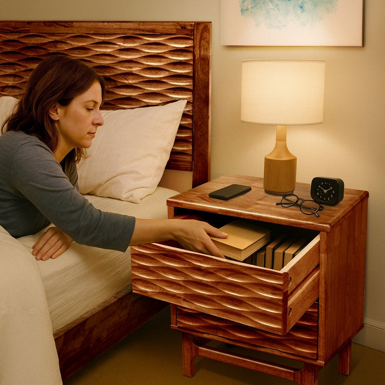 Elara 2 Drawer Nightstand