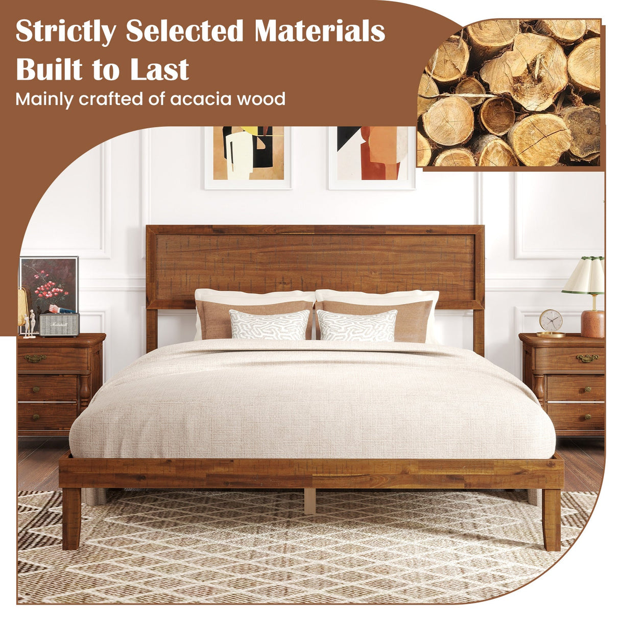 Twin/Full/Queen Bed Frame