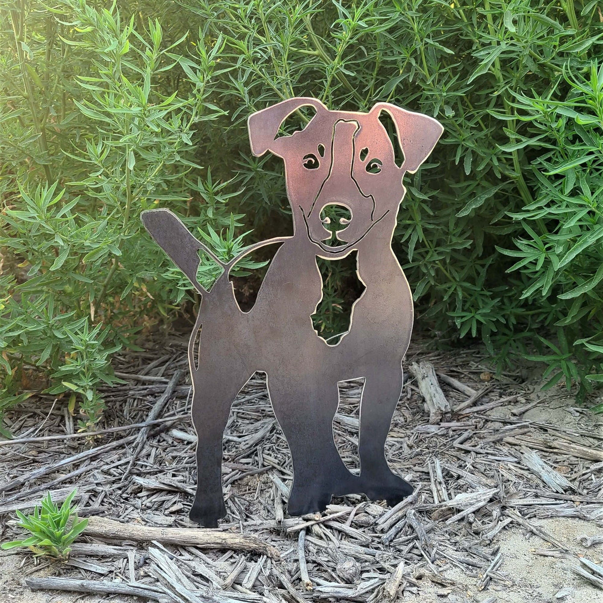 Jack Russell Terrier Garden Stake