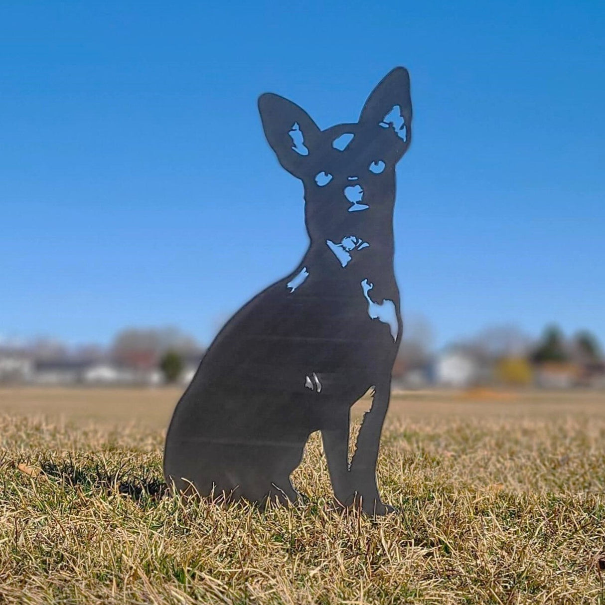 Chihuahua Garden Stake