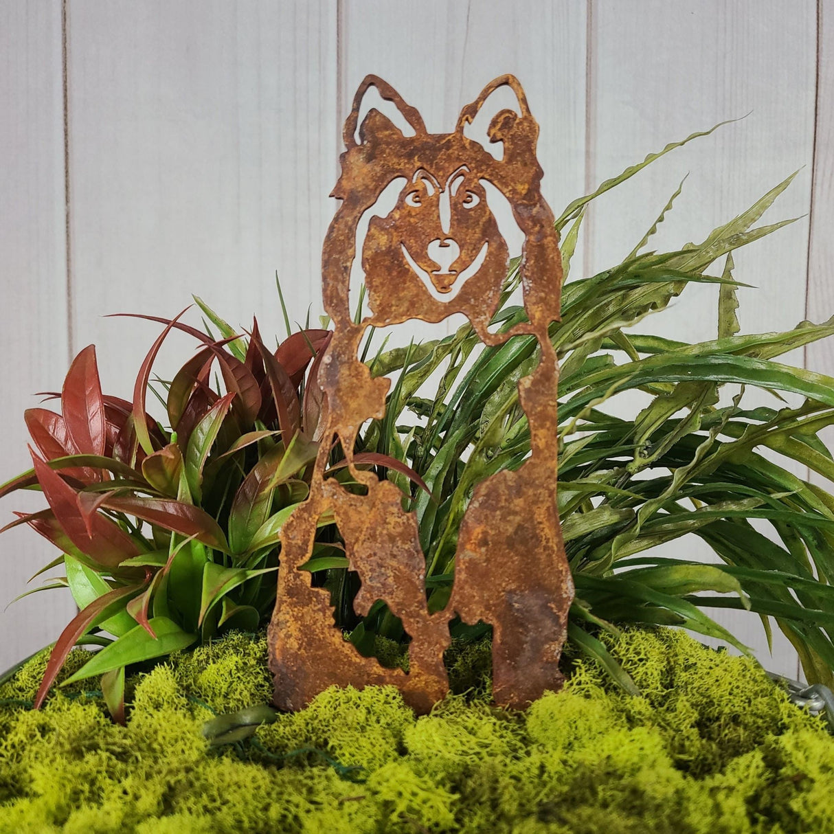 Shetland Sheepdog Garden Stake