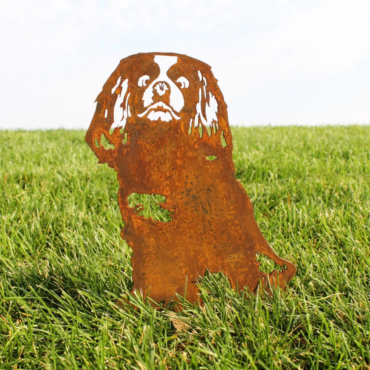Cavalier King Charles Spaniel Garden Stake