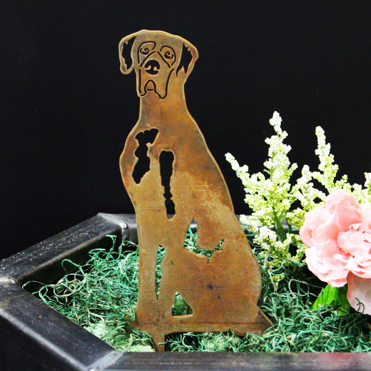 Great Dane Garden Stake