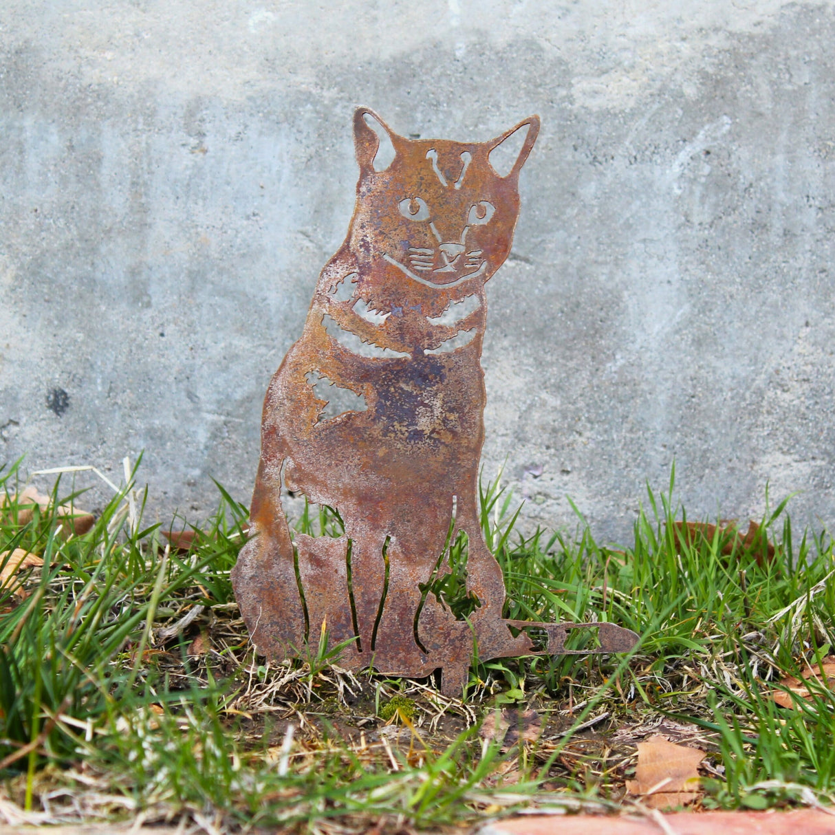 Shorthair Tabby Garden Stake