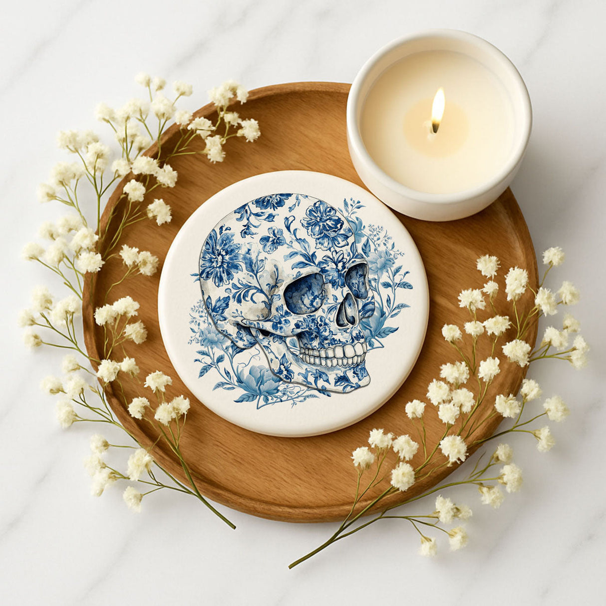 Chinoiserie Halloween Coasters