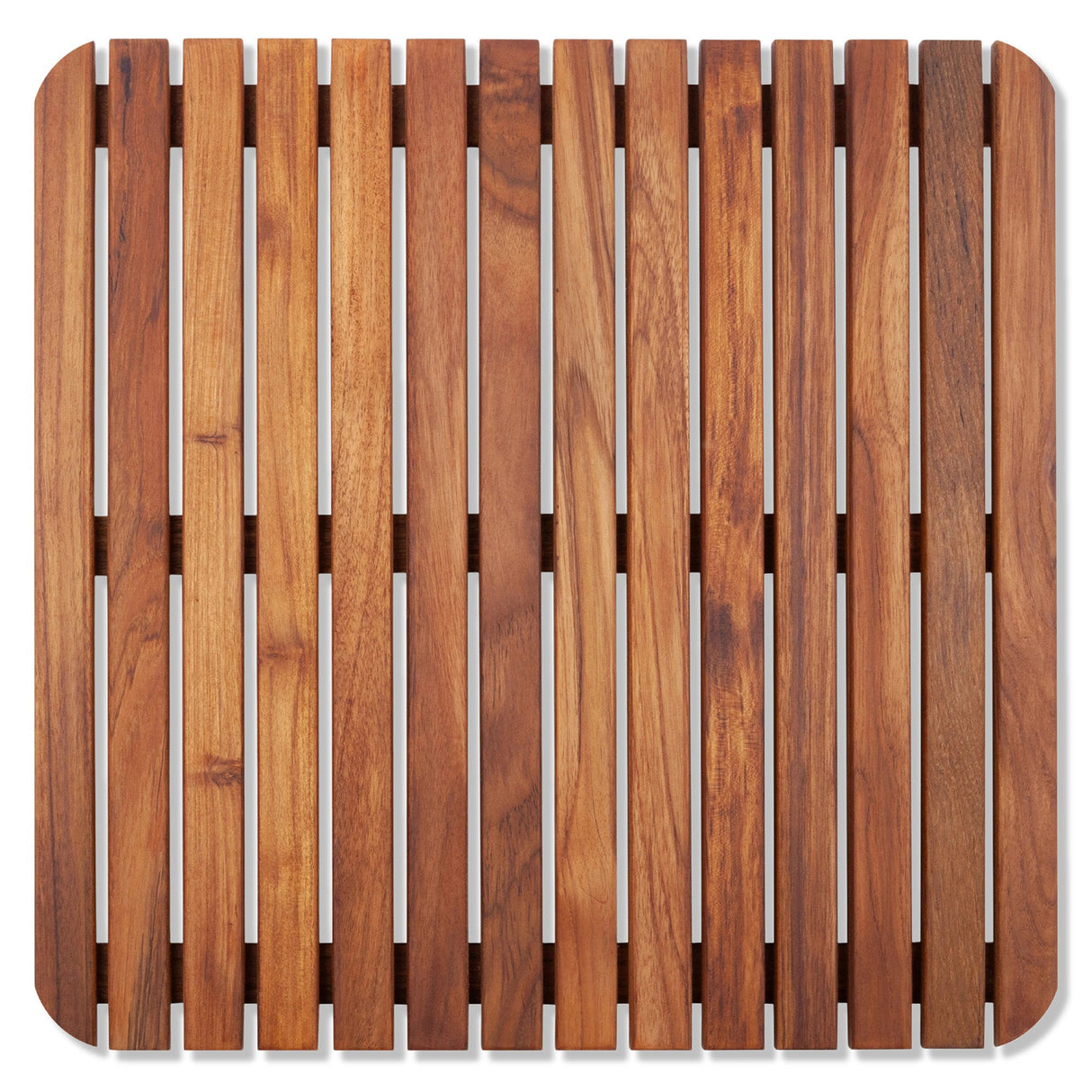 Redfish Oiled Teak Shower and Bath Mat 19.6″ x 19.6″