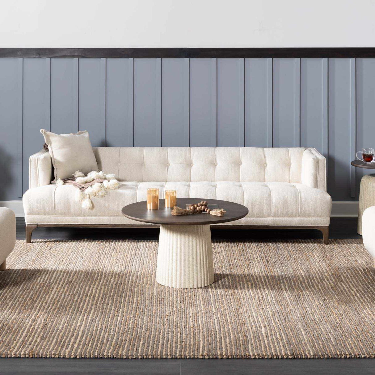 The Merel Hand Woven Rug, Medium Brown