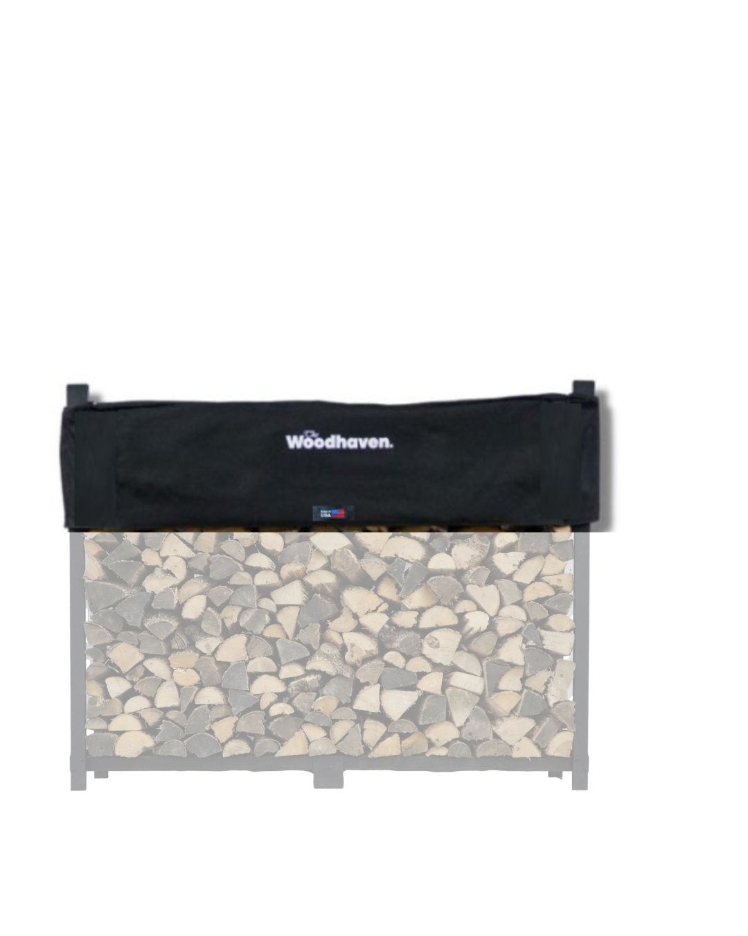 Standard Firewood Rack Seasoning Cover USA Made Woodhaven