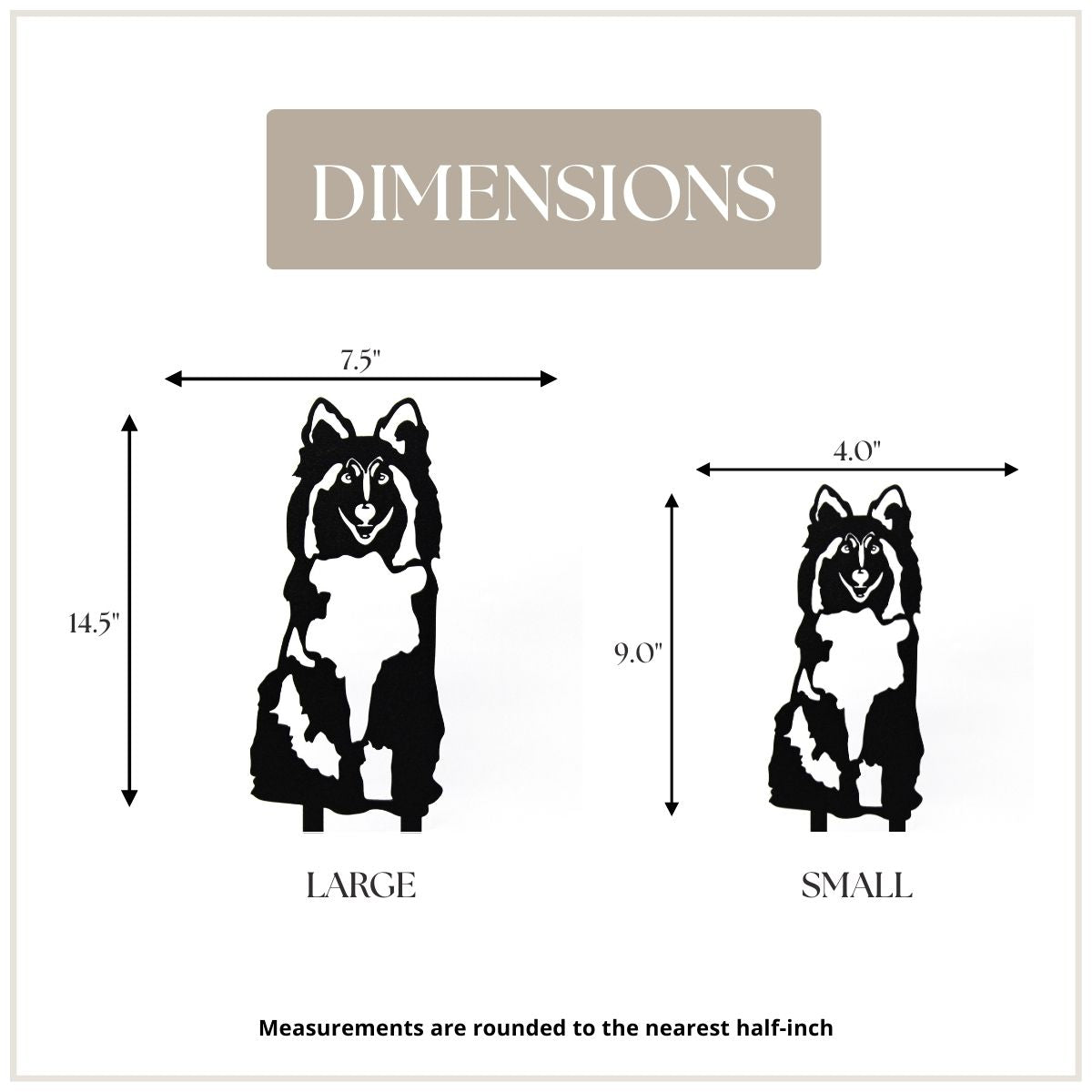 Shetland Sheepdog Garden Stake