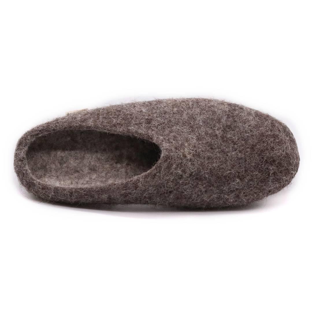 Mens Astoria Noir Wool House Slippers