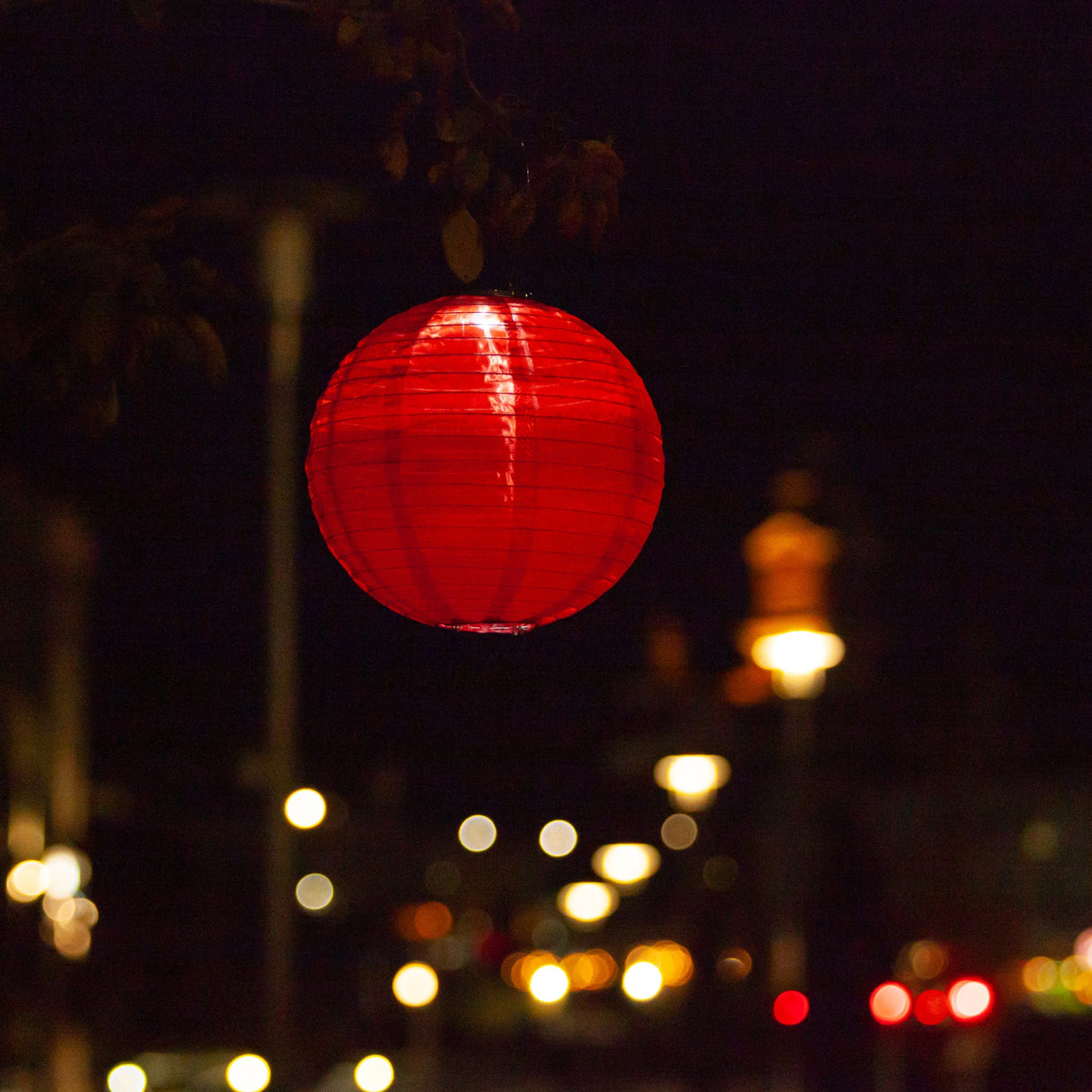 Set of 3 Red, White, and Blue Soji 12" Globe