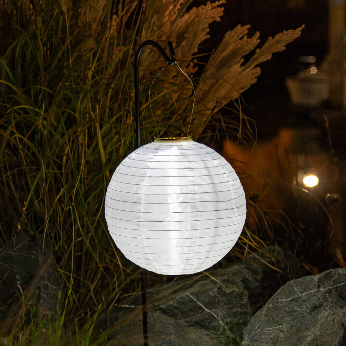 Set of 3 Red, White, and Blue Soji 12" Globe