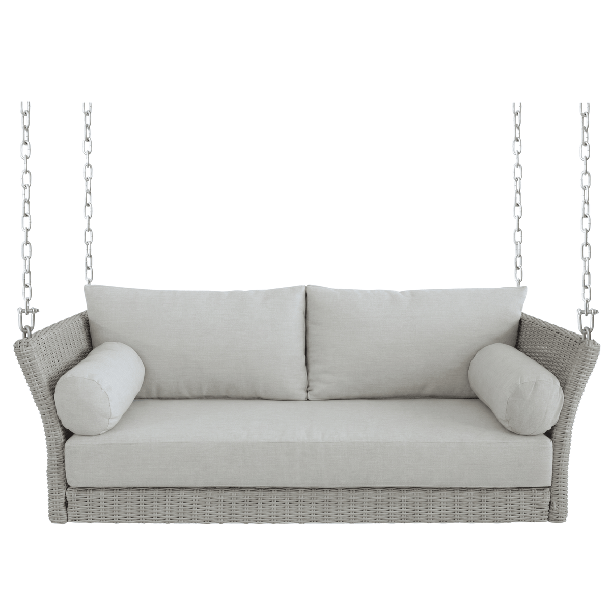 Sonoma Wicker Daybed Porch Swing With Cushions