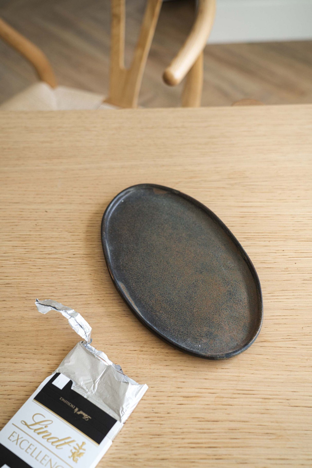Rust Matte Stoneware Serving Platter