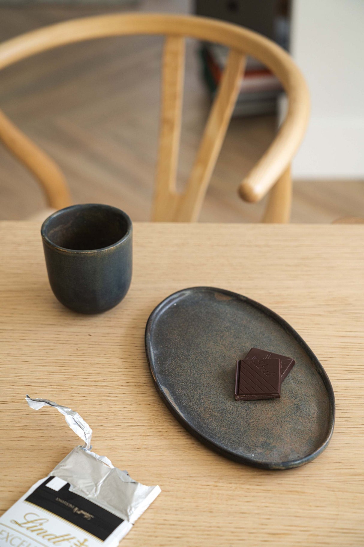 Rust Matte Stoneware Serving Platter