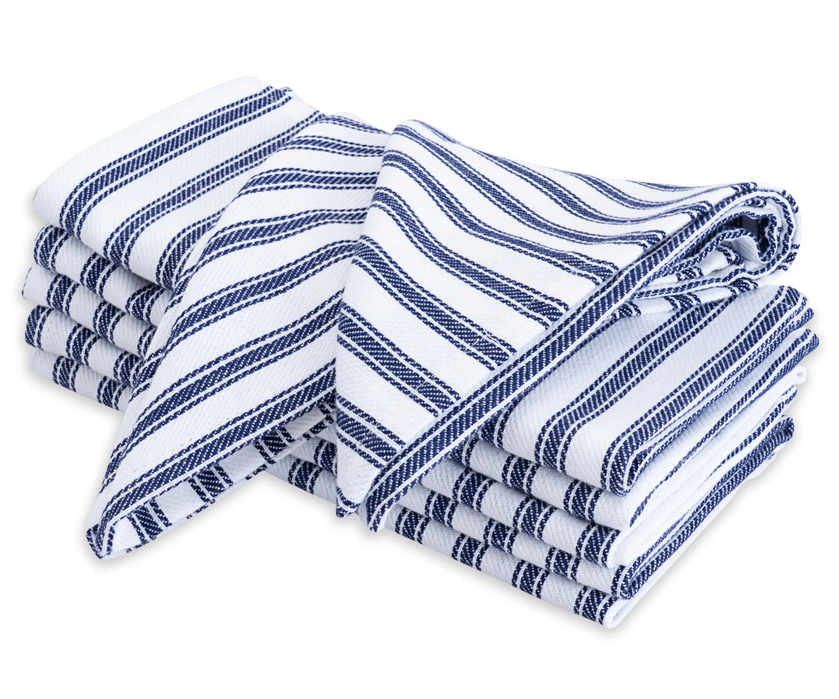 Capri Stripe Napkins - Navy blue