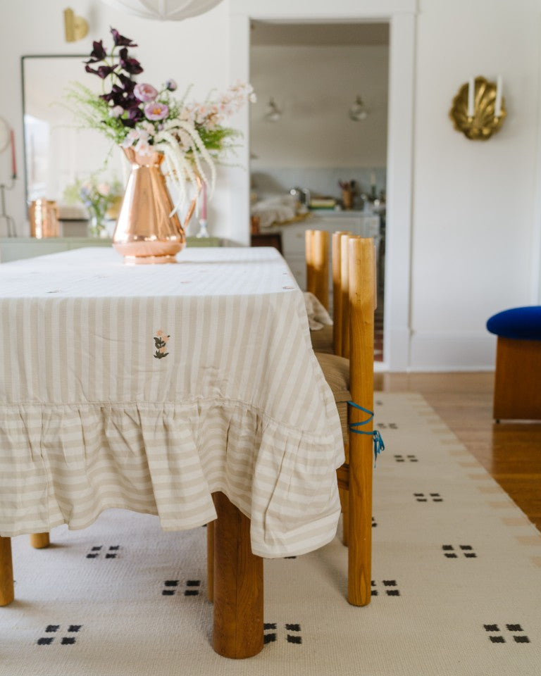 Frances Ruffled Tablecloth