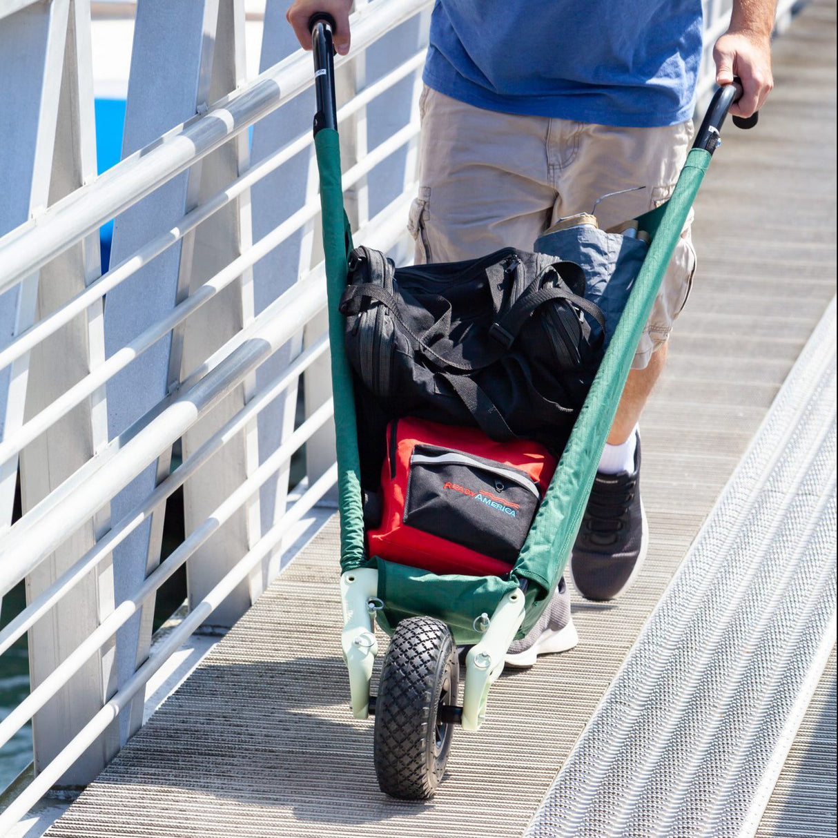 WheelEasy Foldable Garden Cart (Wheelbarrow)
