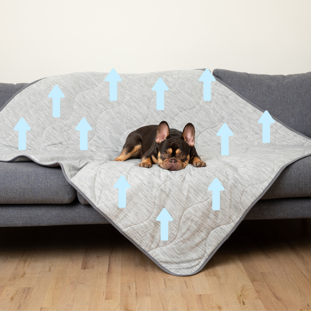 PupChill™ Cooling Waterproof Blanket - Arctic Grey
