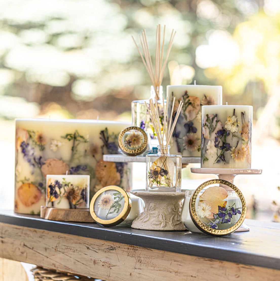 Accent Botanical Candle - Vanilla Rain