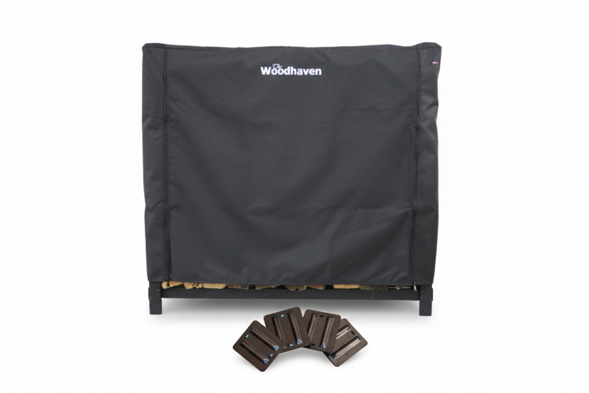 2 ft Steel Firewood Rack Woodhaven