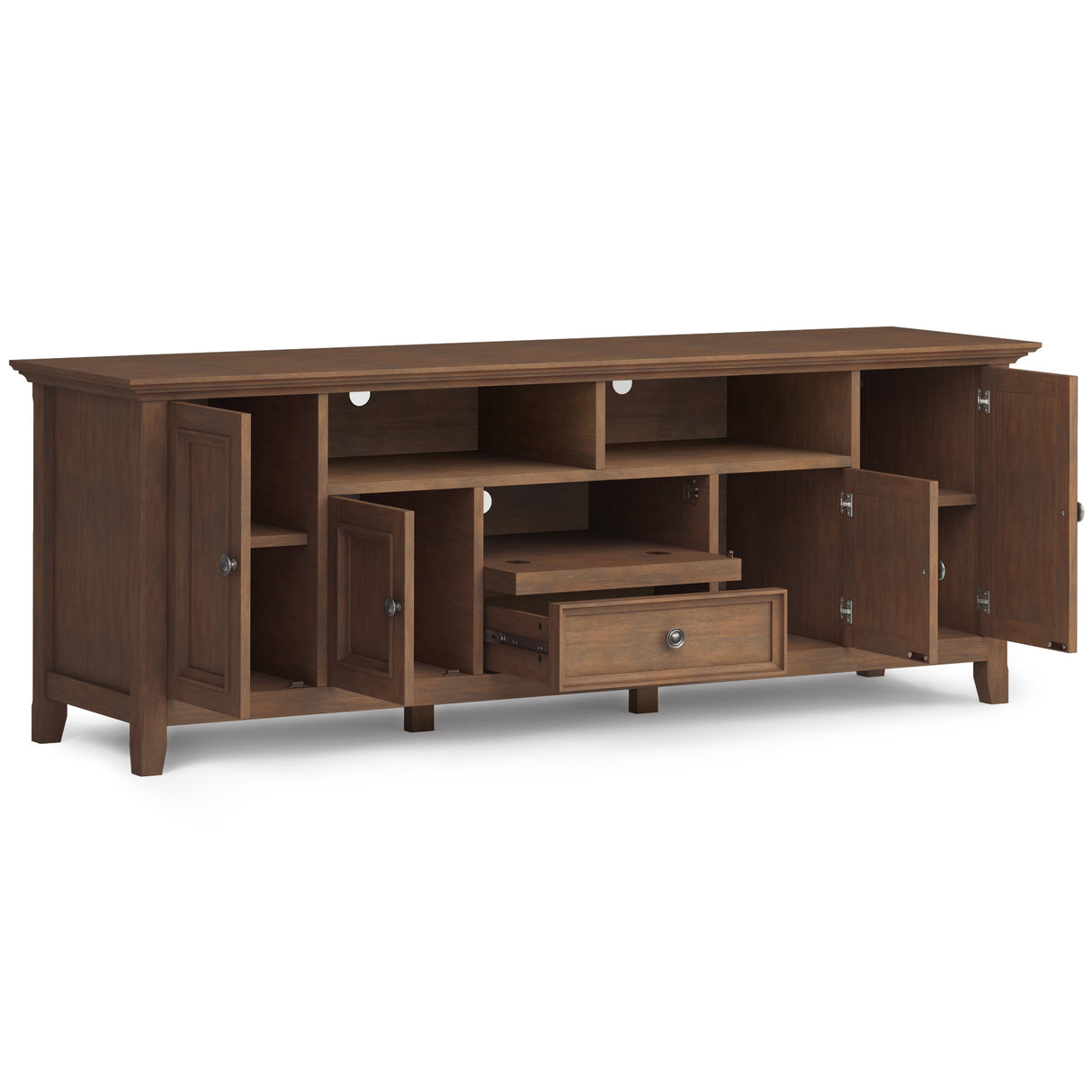 Amherst Solid Wood TV Media Stand, 72"