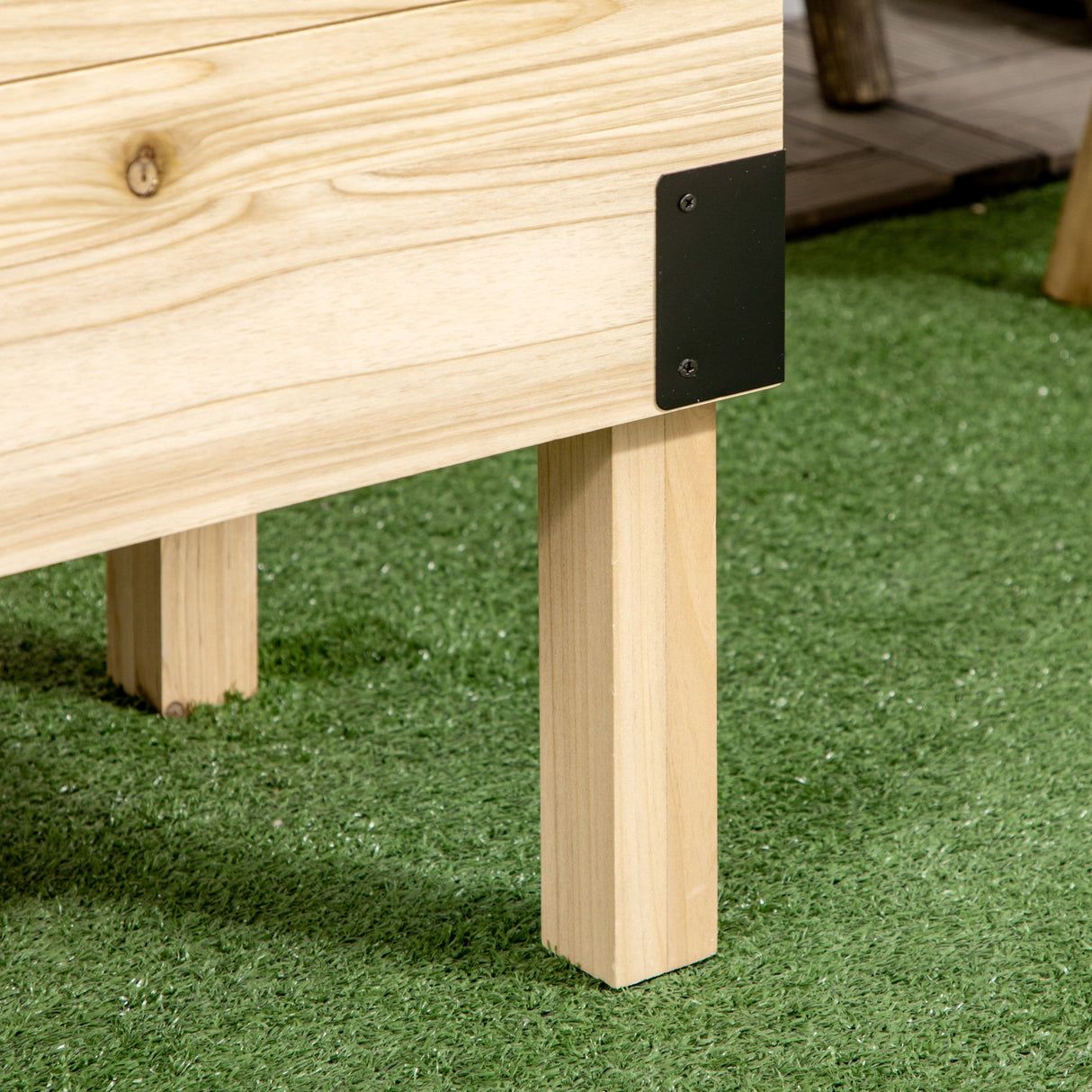 2-Tier Raised Garden Bed with Trellis