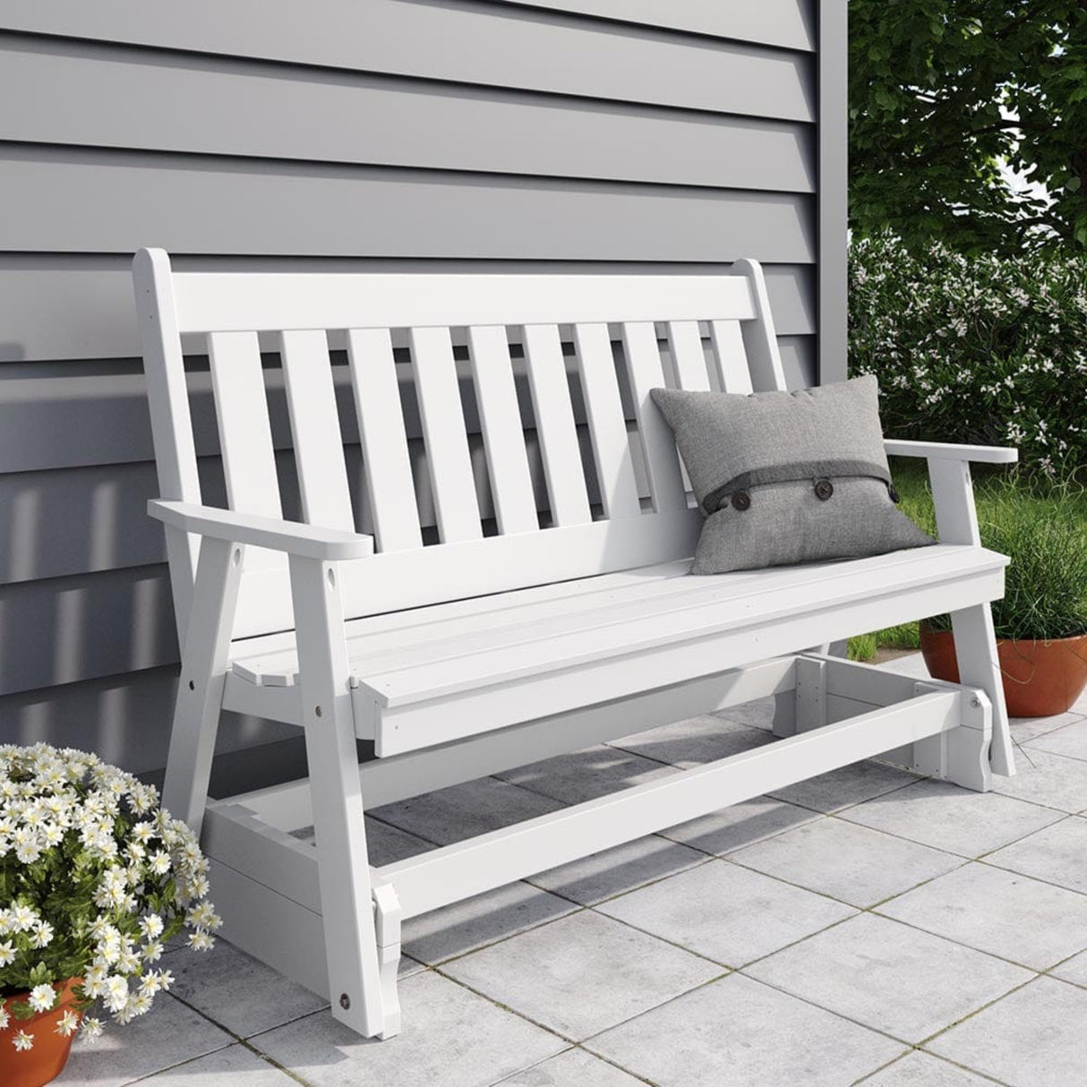 Keystone Amish Co. Franklin Poly Composite Porch Glider